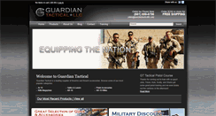 Desktop Screenshot of guardiantacticalllc.com